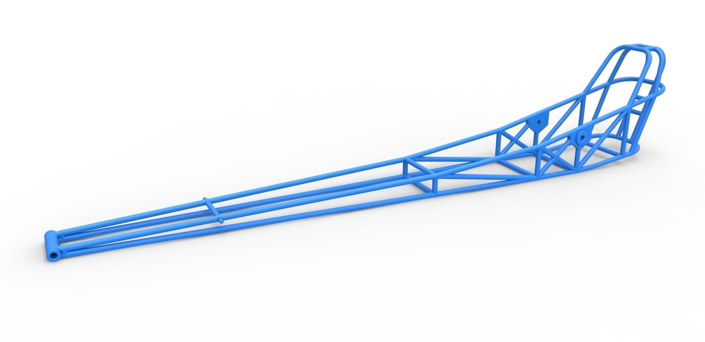 Frame of Front engine dragster Scale 1:25 3D Print 503009