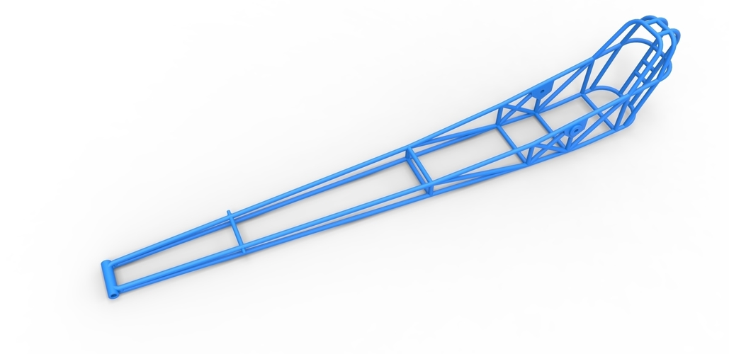 Frame of Front engine dragster Scale 1:25 3D Print 503011