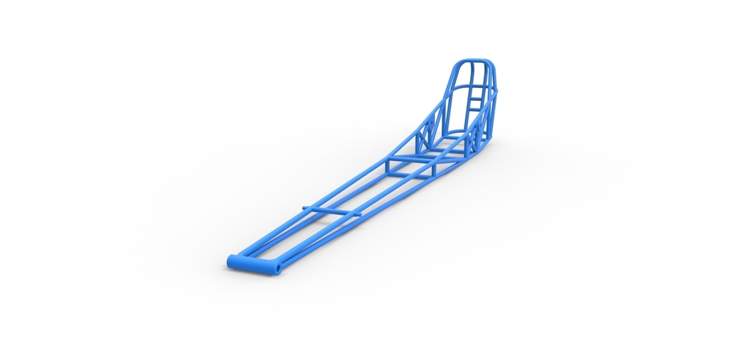 Frame of Front engine dragster Scale 1:25 3D Print 503012