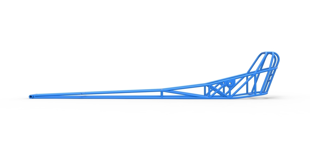 Frame of Front engine dragster Scale 1:25 3D Print 503015