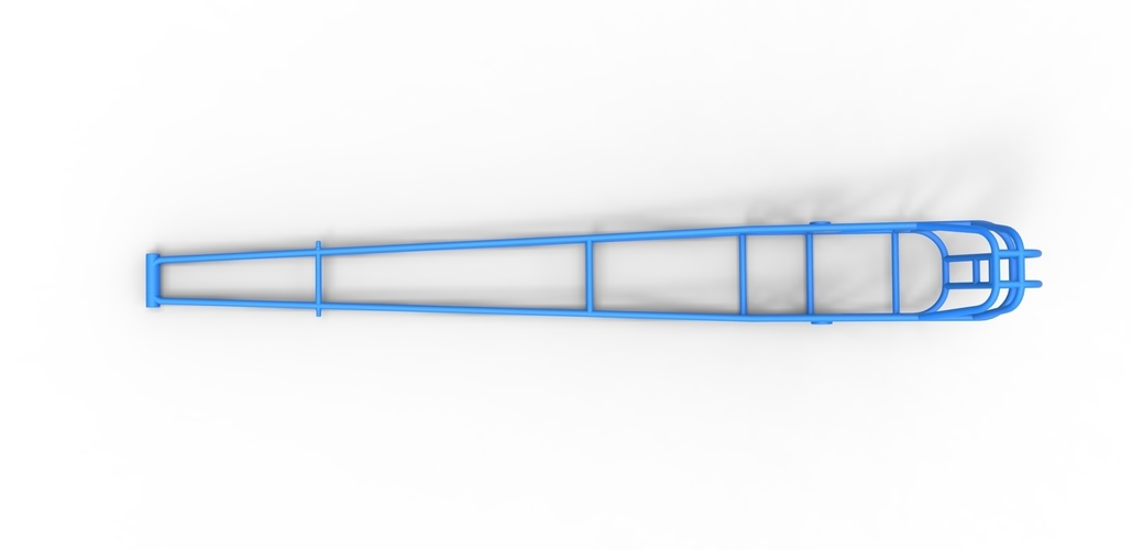 Frame of Front engine dragster Scale 1:25 3D Print 503017