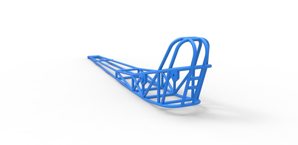 Frame of Front engine dragster Scale 1:25 3D Print 503019