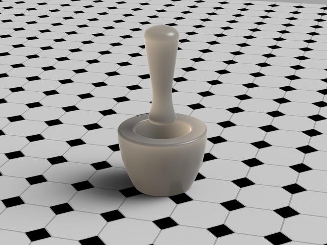 Simple Mortar 3D Print 503027