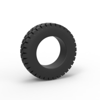 Military truck tire 10 Scale 1:24 - Thumbnail 1
