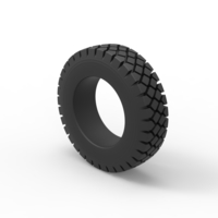 Military truck tire 10 Scale 1:24 - Thumbnail 7