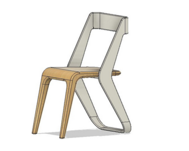 Murtaza Hashwani | Modern scandinavian chair design 3D Print 503055