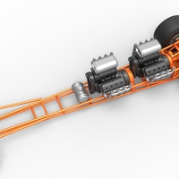 Front engine dragster with 2 V8 Scale 1:25 - Thumbnail 3