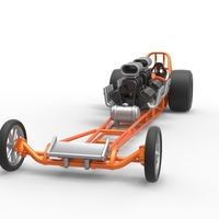 Front engine dragster with 2 V8 Scale 1:25 - Thumbnail 4