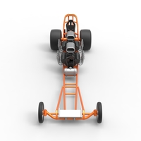 Front engine dragster with 2 V8 Scale 1:25 - Thumbnail 6
