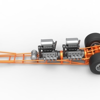 Front engine dragster with 2 V8 Scale 1:25 - Thumbnail 9