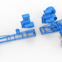 Front engine dragster with 2 V8 Scale 1:25 - Thumbnail 16