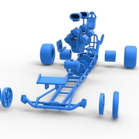 Front engine dragster with 2 V8 Scale 1:25 - Thumbnail 18