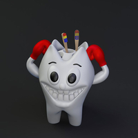 CUTE SMILING TOOTHBRUSH HOLDERS - Thumbnail 3