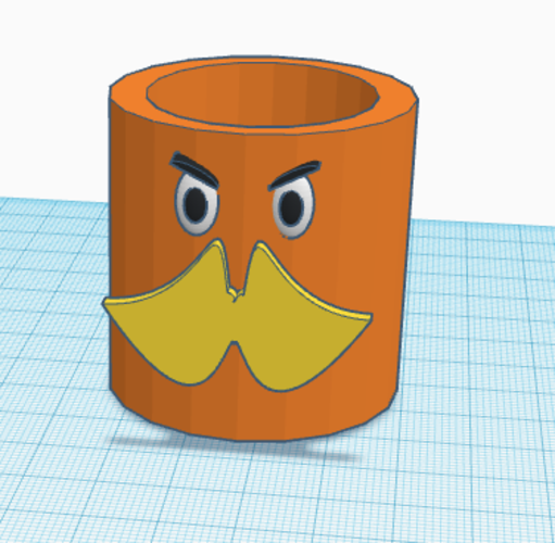 Loraxe pencil holder 3D Print 503082