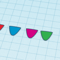 Small Guitar picks 3D Printing 503083