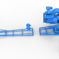 Front engine dragster with double supercharged V8 1:25 - Thumbnail 20