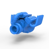 Diecast Funny car Turbo Engine Scale 1:25 - Thumbnail 4