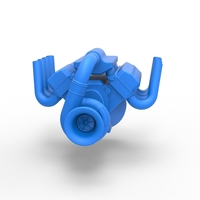 Diecast Funny car Turbo Engine Scale 1:25 - Thumbnail 5