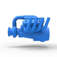 Diecast Funny car Turbo Engine Scale 1:25 - Thumbnail 9