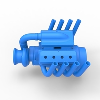 Diecast Funny car Turbo Engine Scale 1:25 - Thumbnail 10