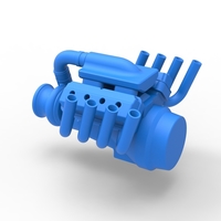 Diecast Funny car Turbo Engine Scale 1:25 - Thumbnail 11