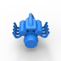 Diecast Funny car Turbo Engine Scale 1:25 - Thumbnail 13