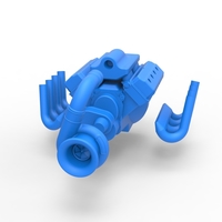 Diecast Funny car Turbo Engine Scale 1:25 - Thumbnail 17