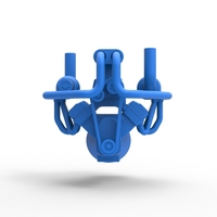 Diecast Twin turbo supercharged V8 Engine Scale 1:25 - Thumbnail 4