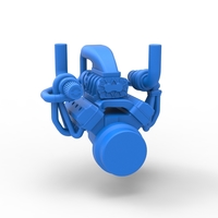 Diecast Twin turbo supercharged V8 Engine Scale 1:25 - Thumbnail 11