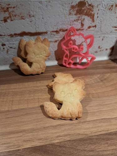 Cute Fox Cookie Cutter 3D Print 503287