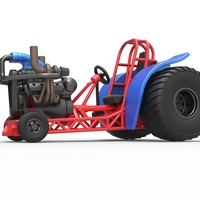 Mini Rod pulling tractor 6 Scale 1:25 - Thumbnail 2