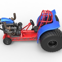 Mini Rod pulling tractor 6 Scale 1:25 - Thumbnail 9