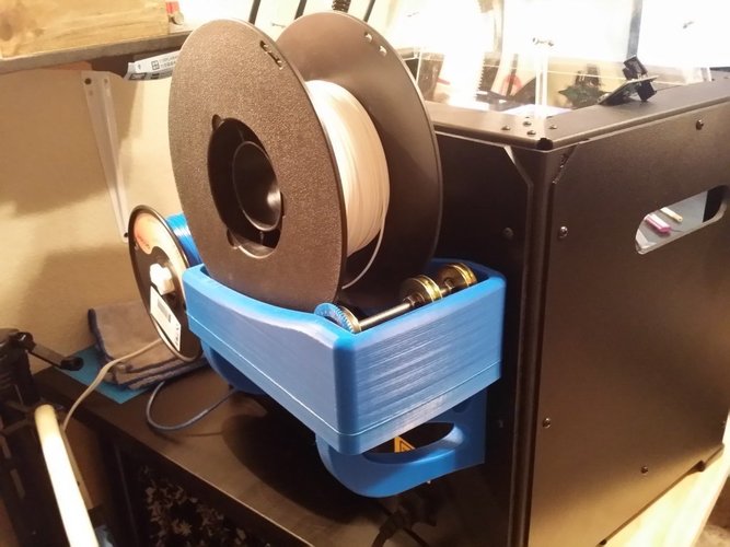 Spool Holder with filament speed sensor W/ Creator Pro adaptor 3D Print 50336