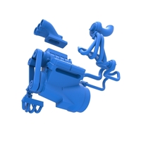 Twin turbo supercharged V8 Engine Version 2 Scale 1:25 - Thumbnail 17