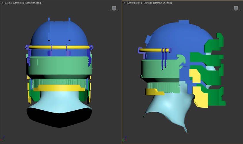 Dead Space Engineer Lvl 3 Helmet model for 3D-Print 3D Print 503423