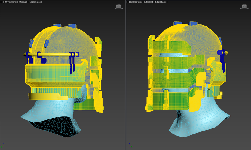 Dead Space Engineer Lvl 3 Helmet model for 3D-Print 3D Print 503424
