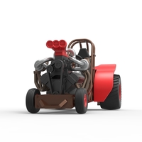 Mini Rod pulling tractor 7 Scale 1:25 - Thumbnail 5