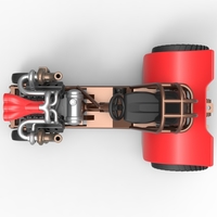 Mini Rod pulling tractor 7 Scale 1:25 - Thumbnail 10