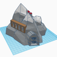 Small Mountain Monastery 3D Printing 503471