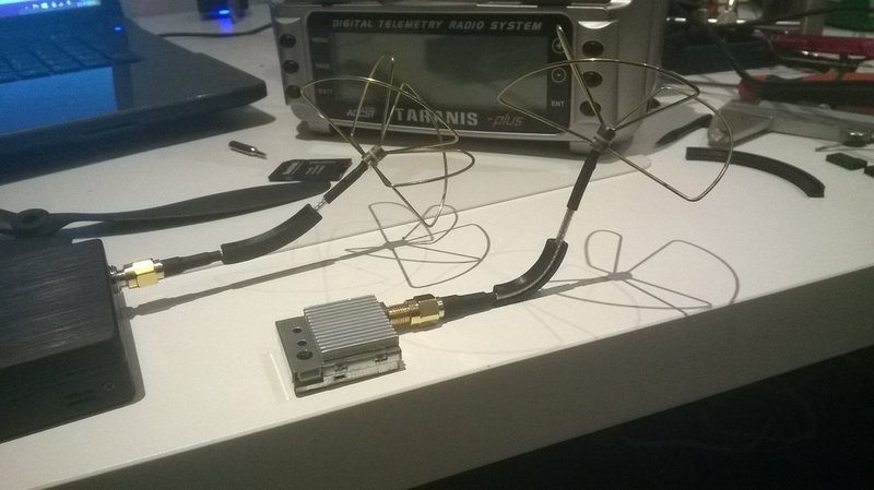 FPV antenna`s angle mount 