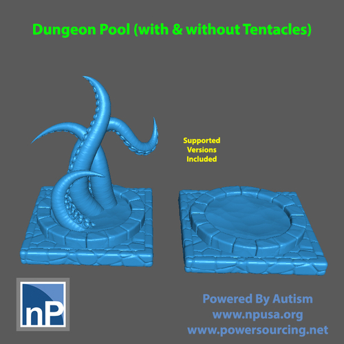Dungeon Pool & Tentacles 3D Print 503589