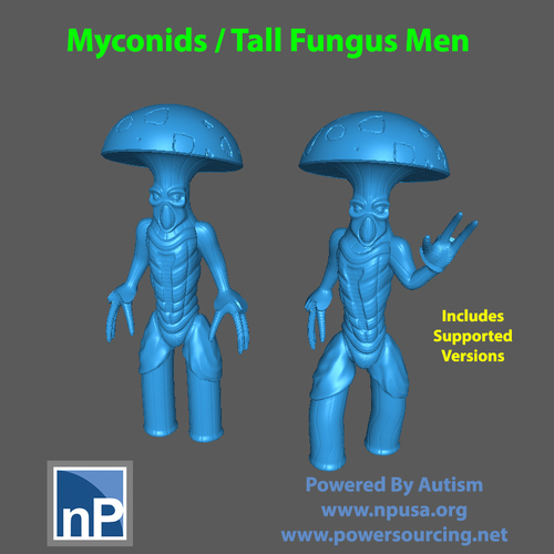 Fungus / Mushroom Men 3D Print 503694