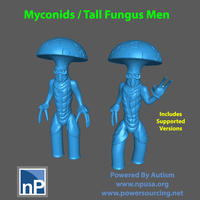 Small Fungus / Mushroom Men 3D Printing 503694