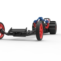 Front engine dirt dragster with turbo V8 1:25 - Thumbnail 5