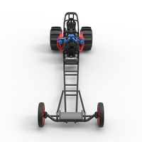 Front engine dirt dragster with turbo V8 1:25 - Thumbnail 6