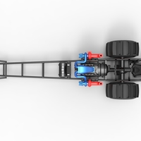 Front engine dirt dragster with turbo V8 1:25 - Thumbnail 10