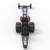 Front engine dirt dragster with turbo V8 1:25 - Thumbnail 13