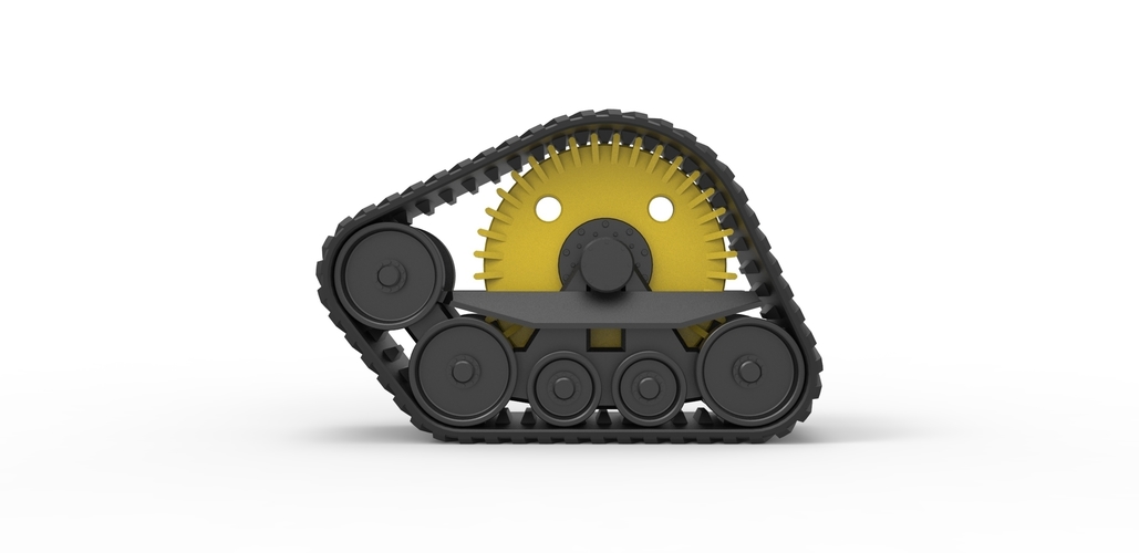 Diecast Track of tractor Scale 1:25 3D Print 503757