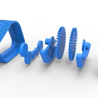 Diecast Track of tractor Scale 1:25 - Thumbnail 22