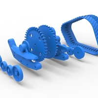 Diecast Track of tractor Scale 1:25 - Thumbnail 25